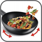 Wok 28 cm tefal Healthy Chef patelnia głęboka nieprzywierająca na indukcję, kuchnię gazową, elektryczną i do piekarnika