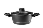Zestaw garnków royal na indukcja/gaz nieprzywierające zestaw 8 EL. aluminiowe naczynia z pokrywkami, do zmywarki, na