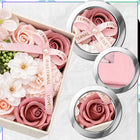 Bukiet Róż Zapachowych Kwiaty Mydlane Flower Box Prezent Dekoracyjne Zestaw kompozycja florystyczna, upominek dla niej