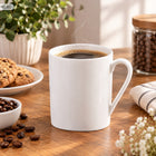 6x kubek biały porcelanowy komplet kubków białych 6szt x 350 ML do kawy, herbaty i napojów, bez wzoru, nadają się do