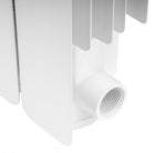 GRZEJNIK ALUMINIOWY KALORYFER ŻEBERKOWY 10 ŻEBEREK H-500 BIAŁY MOCNY 152,6W 800 mm 578 mm grzewcza