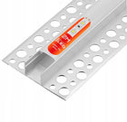 Profil LED aluminiowy wpuszczany do płytek płyt GK gipsowych 2m klosz listwa do taśmy świetlnej, montaż podtynkowy