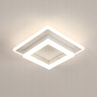 Lampa Sufitowa LED Plafon Kwadratowy Biały Nowoczesny 24W 4500K oprawa z wbudowanym źródłem światła, neutralna barwa