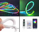 Taśma LED RGB 5m Wodoodporna Pilot Aplikacja IP65 5V USB Neon Elastyczny oświetlenie dekoracyjne wielokolorowe do