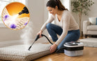 Myjka parowa MOP parowy parownica mocna 2500W zestaw do tapiecrki FUG okien 1.61 l