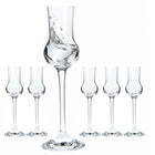 Kieliszki do nalewek i wódki Solo Grappa 80 ml (6 szt.) na likier, szklane, bezbarwne, można myć w zmywarce