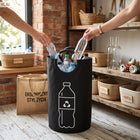 Torba na puste butelki plastikowe kaucyjne zwrotne puszki worek kosz 80l pojemnik do segregacji odpadów, recyklingu