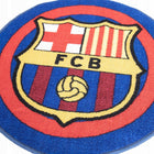 Dywan Okrągły FC Barcelona 60 Cm Krótkie Włosie Licencjonowany wykładzina dekoracyjna do pokoju kibica, poliamidowa