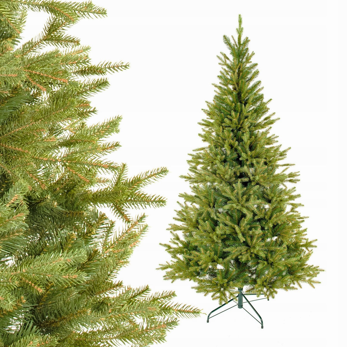 Choinka sztuczna Pe jak Prawdziwa Franklin 220cm świerk 201 - 220 cm zielony