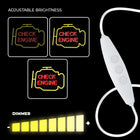 Neon plexi LED check engine żółto czerwony NNE21 Neolia szyld motoryzacyjny, dekoracja do warsztatu, kontrolka silnika