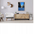 Ramka 40x50 rama foto drewniana, listwa 2,2x1,7cm na zdjęcie plakat puzle oprawa grafiki, brązowa dekoracja ścienna, do
