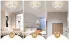 Lampa Sufitowa LED Okrągły Żyrandol Ring Biały Nowoczesny 40W 4500K oprawa do salonu, do jadalni, 3 punkty światła