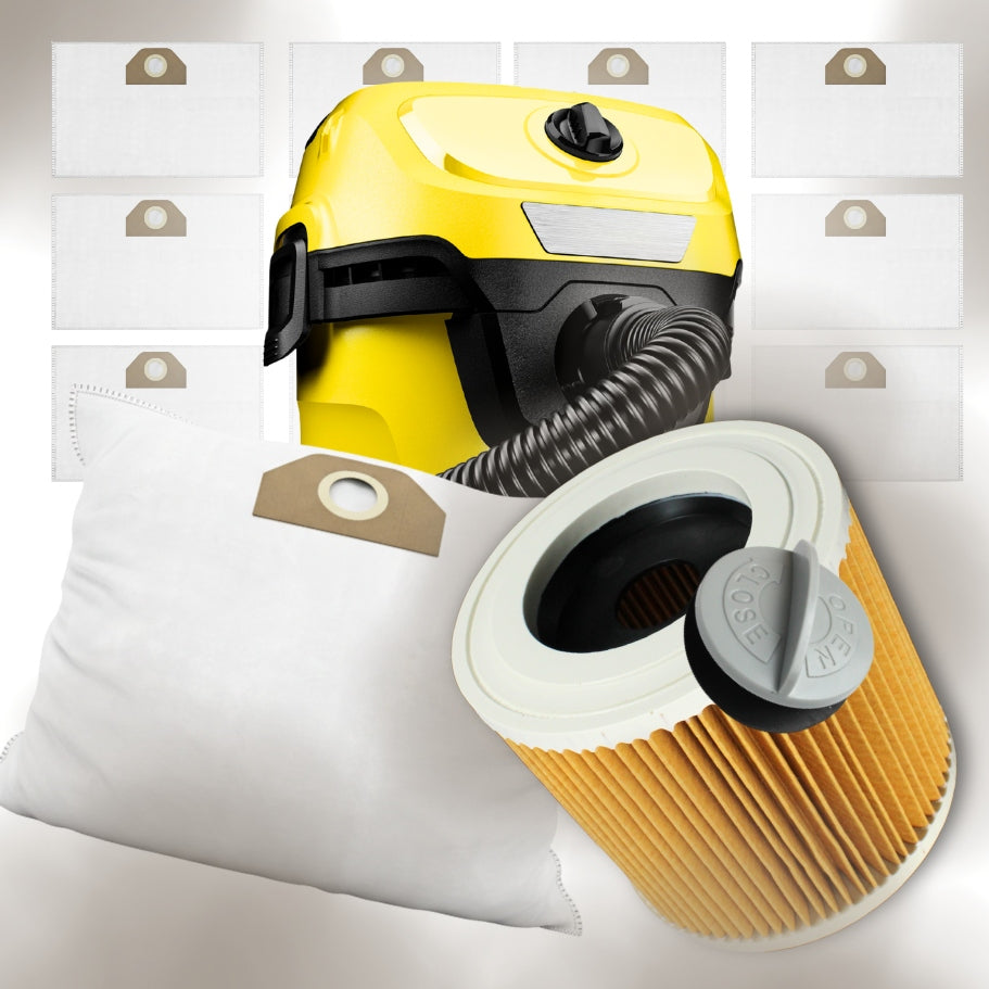 12X WORKI DO ODKURZACZA KARCHER WD3 WD2 PLUS FILTR WOREK KARCHER se4001 wd syntetyczne wkłady do zbierania kurzu i pyłu