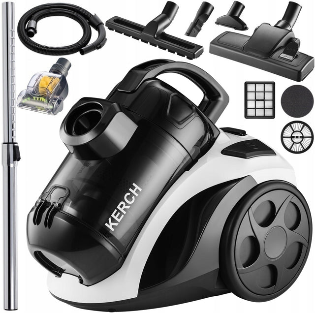 Odkurzacz cyklonowy bezworkowy kerch xtreme 2l regulacja turboszczotka 5 kg