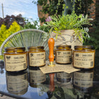 Świece Sojowe Zapachowa, handmade, eko Zestaw 4 x Świeczka naturalna 100ml drewniany knot, do 50h palenia, do domu