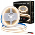 Taśma LED Neon COB 24V 320 diod 4000K 50W 5m Rolka Biała Neutralna 8mm elastyczna listwa świetlna do podświetlenia