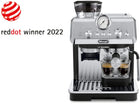 Ekspres Kolbowy delonghi La Specialista Arte EC9155.MB młynek do kawy, kawa ziarnista, espresso, americano, ciśnienie