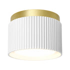 Oprawa Halogenowa GX53 Lampa Sufitowa TUBA LED Natynkowa Ryflowana SPOT oczko okrągłe białe złote do wnętrz, 12 W