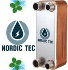 Wymiennik ciepła NORDIC TEC 32 płytowy 40 kW 1 cal z Izolacją