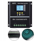 FIRMOWY REGULATOR ŁADOWANIA SOLARNY KONTROLER MPPT 12V/24V/36V/48V LCD