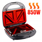 Opiekacz wielofunkcyjny ST250 Eldom 5 w 1 Tosty Grill Gofry Orzeszki Donaty nominalna srebrny/szary