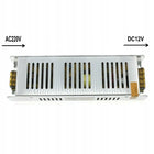 Zasilacz montażowy 12V 80W slim do LED taśm cctv adapter napięcia, przetwornica do kamer monitoringu i oświetlenia