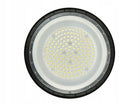 Lampa Przemysłowa LED High Bay UFO 100W 6000K 11200lm IP65 na magazyn halę oprawa zintegrowana, czarna, średnica 25,7