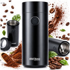 Młynek do kawy elektryczny do mielenia mocny orzechów przypraw grinder 200W 50 g metal, szkło