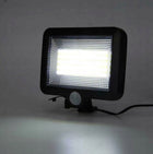 Lampa solarna z czujnikiem ruch i zmierzchu 100 LED naświetlacz IP65 zimne światło 6000K 2 tryby