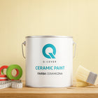 Farba ceramiczna ceramic 16 kolorów 5l ścienna zmywalna do ścian sufitów matowa, malowanie wnętrz, wydajność 7 m²/l