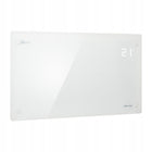 Grzejnik elektryczny energooszczędny szklany ścienny 2 kW WiFi EGW-20B 780 mm 470 mm grzewcza biały