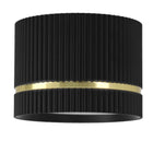 Oprawa Halogenowa Sufitowa LED Tuba GX53 Spot Natynkowa Ryflowana Czarna do kuchni salonu korytarza, maks. 30 W