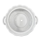 KAIA HOME Waza 3 l z pokrywką 20 cm retro vintage biała ceramika gastro porcelanowa do zupy, bulionu i serwowania dań