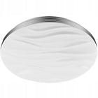 Plafon LED Lampa Sufitowa Natynkowa 48W IP44 CCT 38cm + pilot NIE mruga okrągła biała oprawa do łazienki ze zmienną