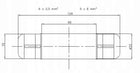 Pawbol Mufa kablowa skręcana SP6 na kabel 5x6mm PG21 IP67 E.4204 złączka przewodów elektrycznych, szczelne łączenie