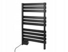 GRZEJNIK ELEKTRYCZNY ŁAZIENKOWY DRABINKA CZARNY/BIAŁY WI-FI APLIKACJA 560 mm 1000 mm grzewcza
