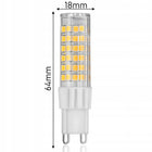 6X Żarówka LED G9 10W =85W ciepła neutralna zimna Premium ledlux nie mruga źródło światła rurkowe 970 lm do opraw