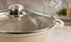 Zestaw garnków marmurowych 12 EL indukcja GAZ marmur 6x garnek z pokrywą aluminiowe, do kuchni ceramicznej i