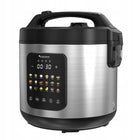 Multicooker parowar kombiwar garnek elektryczny frytownica 5l 5 l 860 w srebrny/szary