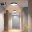Plafon sufitowy LED hermetyczny LL norik 18W kolor złoty okrągły IP44 27cm lampa do łazienki z wbudowanym źródłem