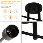 Lampa Sufitowa Wisząca Zyrandol E27 Czarny Loft Nowoczesny Comely oprawa oświetleniowa metalowa 2-punktowa do salonu