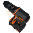 WIERTARKO-WKRĘTARKA AKUMULATOROWA 30NM 18V 2*1.5AH BDCDC18B BLACK+DECKER do wiercenia i wkręcania, silnik szczotkowy