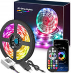 Taśma LED 15m RGB pilot aplikacja zestaw ledy pasek 15 metrów z timerem oświetlenie dekoracyjne do pokoju, salonu i