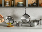 Patelnia stalowa TEFAL Emotion+ E3350645 28 cm indukcja do smażenia, nierdzewna, na gaz, elektryczną i ceramiczną