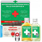 Śmieszny Prezent na dzień mężczyzny chłopaka Zestaw Prezentowy opakowanie na alkohol, niezbędnik, torba, ramka z