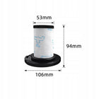 3x filtr do tefal rowenta x-force flex 11.60 12.60 14.60 15.60 ZR009007 hepa zamiennik 3 szt.