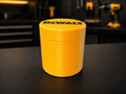 Pojemnik Organizer z Pokrywką w stylu DeWALT – Żółty – Garaż Warsztat Biuro plastikowe pudełko na drobiazgi 6 × 6 × 6,3