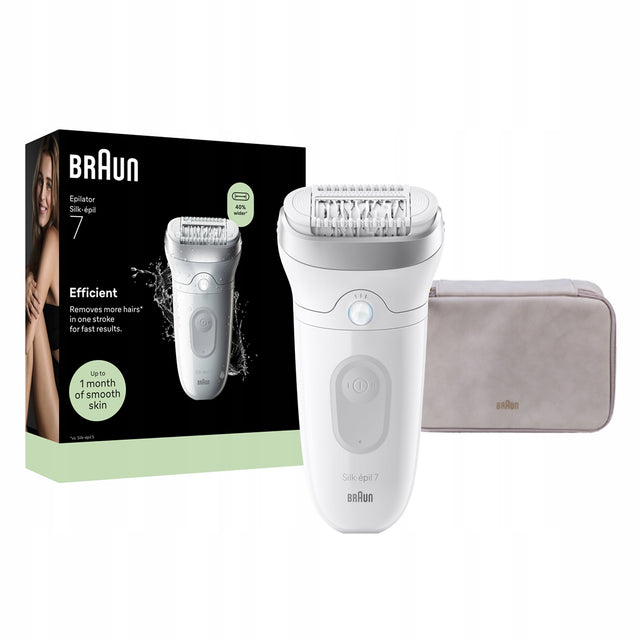 Braun Silk epil 7, Depilator Na Mokro/Sucho do depilacji dla kobiet +