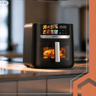 Air Fryer Frytkownica Beztłuszczowa Ruhhy AirCrisp 8l + 8 Programów Okienko czarny