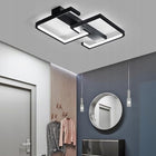 Lampa LED kwadrat sufitowa plafon LED + pilot oprawa oświetleniowa do salonu i sypialni, zintegrowane źródło światła